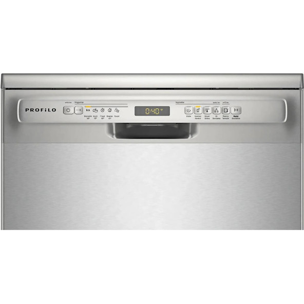 Profilo BMS481E3 D Enerji Sınıfı 5 Programlı 13 Kişilik Bulaşık Makinesi Inox - Resim 2