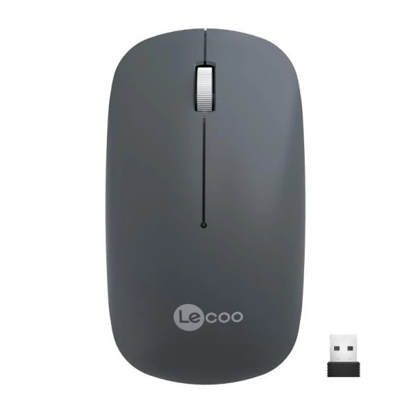 Lenovo Lecoo WS214 Kablosuz Mouse Gri