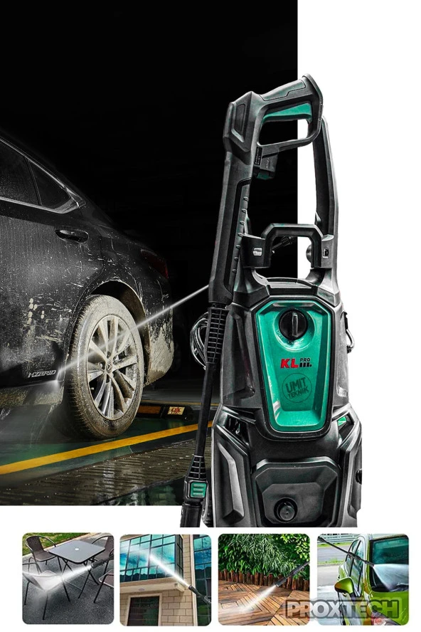 PROXTECH-KLYüksek Basınç Profesyonel Zemin,Cam,Halıi,koltuk Yıkama 2500W 170Bar Basınçlı Yıkama Makinesi - 3