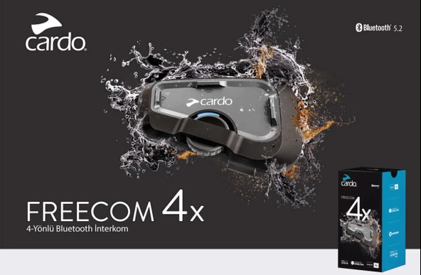 CARDO FREECOM 4X JBL BLUETOOTH VE INTERCOM (TEKLİ PAKET) - 7