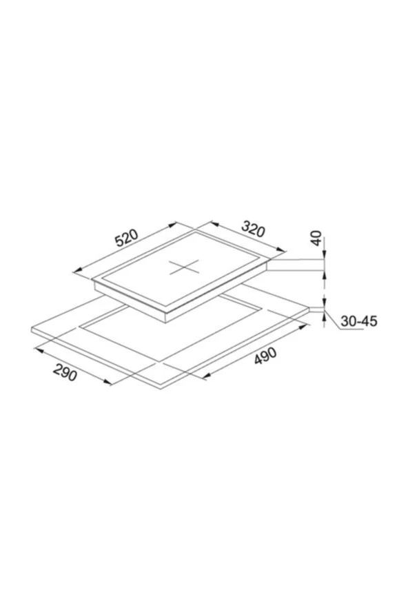 Ocak FHNG 302 2G BK C Siyah - 2