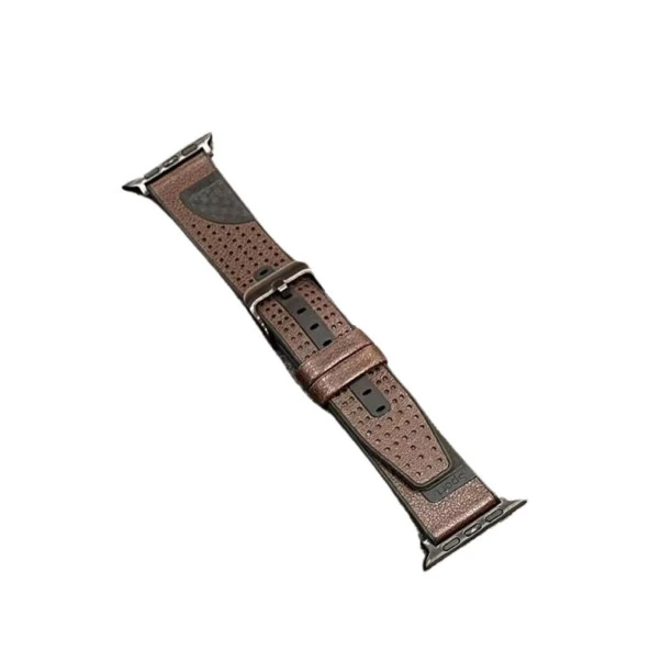 Cda Store Apple Watc 42-44-45-49 mm Uyumlu Buff Deri Kordon - 2