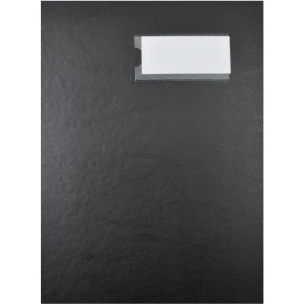 Önder İmza Dosyası ( Defteri ) Cilt Bezli 20 Li Siyah Kapaklı Imza Dosyası Siyah 20 Yaprak