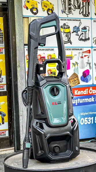 KLPRO Basınçlı Yıkama Makinesi havlu bez Hediyeli 160 Bar 2200W KLY2200 - 5