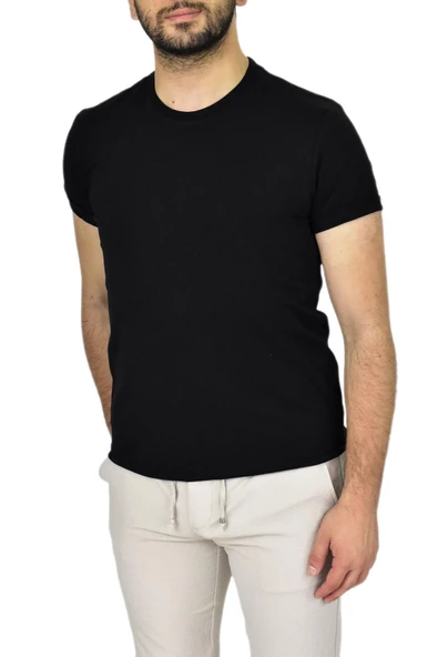 Erkek Sıfır Yaka Tişört 4380 BGL-ST03795 - Resim 9