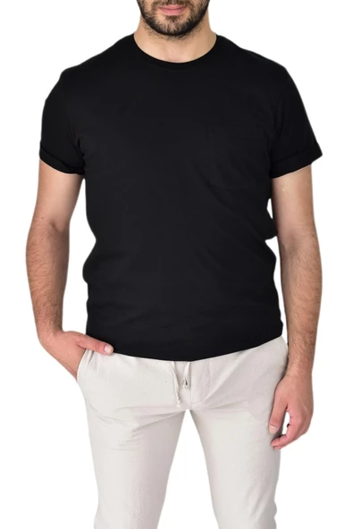 Erkek Sıfır Yaka Cepli Tişört 10400 BGL-ST03794 ürün görseli
