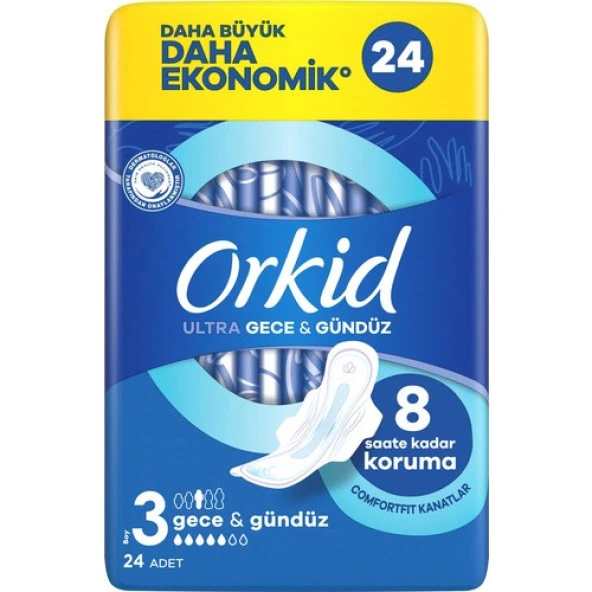Orkid Ultra Dev Ekonomik Extra Gece &Gündüz 24'lü - 2