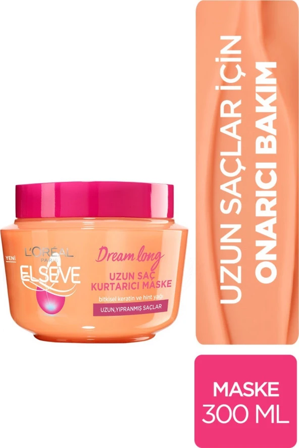 L'Oréal Paris Elseve Dream Long Uzun Saç Kurtarıcı Maske 300ml