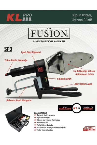 Sf3 Fusıon Klasik Pprc Kaynak Makinası Büyük (700WATT) - 3