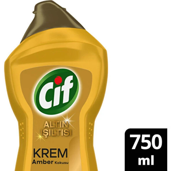 Cif Krem 750 Ml Altın Işıltısı