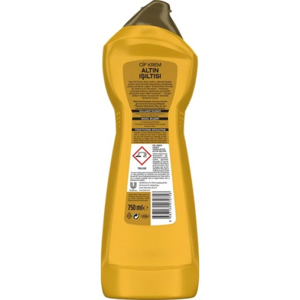 Cif Krem 750 Ml Altın Işıltısı - 6