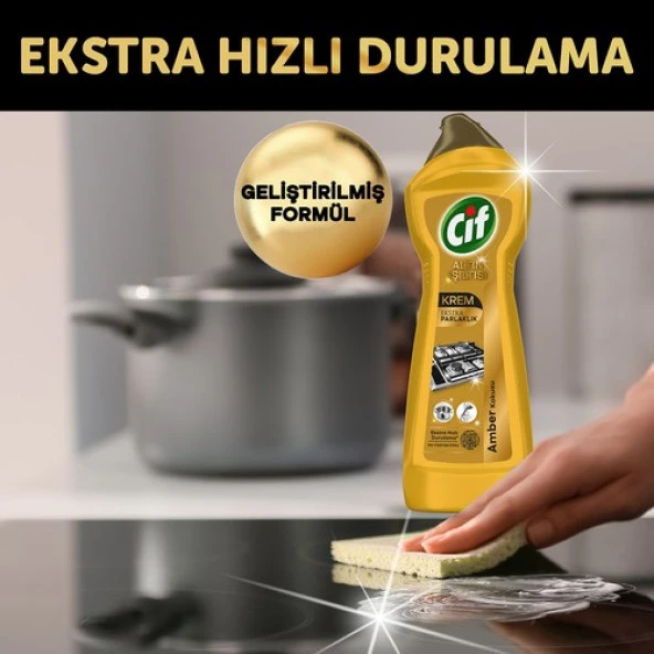 Cif Krem 750 Ml Altın Işıltısı - 7