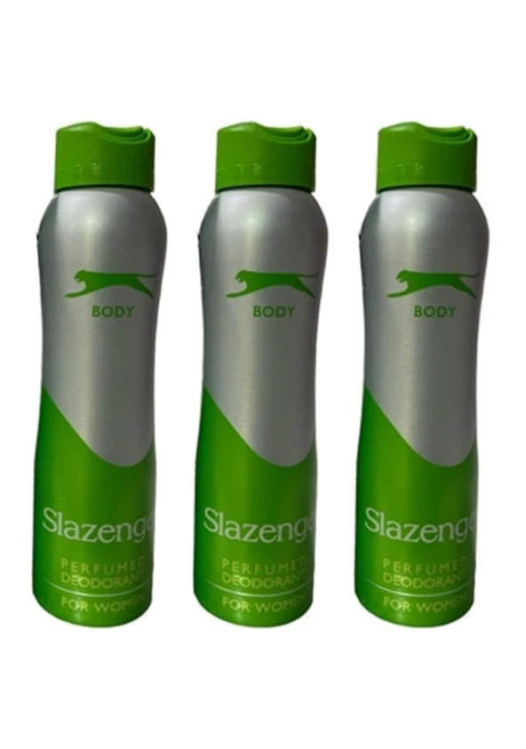 Slazenger Yeşil Kadın Sprey Deodorant 3 x 150 ML