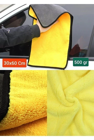 3'lü Set Basınçlı Oto Yıkama Pompası Köpük Yapıcı + Mikrofiber Bez + Şönil Araba Yıkama Fırçası - 2