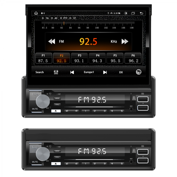 Newfron Oto Teyp Indash 7 Rgb Android Bt/usb/sd/fm/aux/gps 4 Gb Ram 32 Gb Hafıza - 3