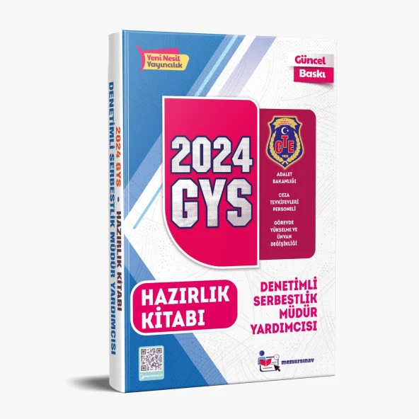 GYS Ceza Tevkifevleri Denetimli Serbestlik Müdür Yardımcısı Sınavı Konu Anlatımlı Memur Sınav