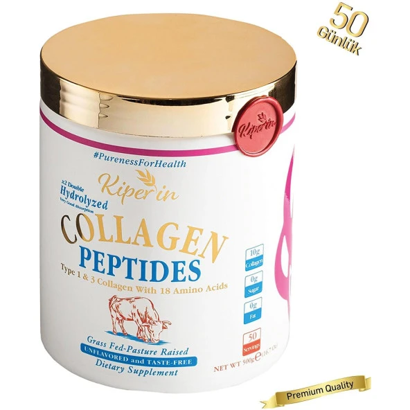 Kiperin Collagen Peptides 50 Günlük 500 gr