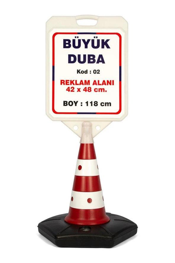 Duba Büyük - Beyaz Başlıklı - Boy 118 cm  alithestereo