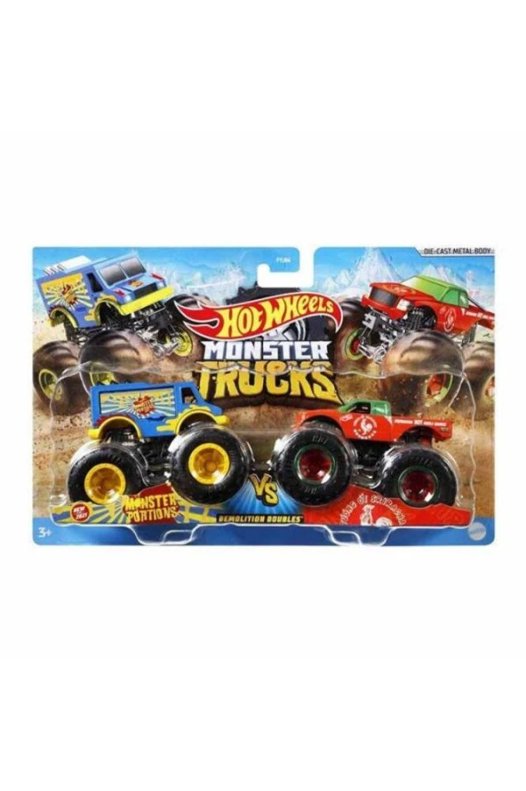 Mattel Hot Wheels Güçlü İkili 1:64 Arabalar FYJ64