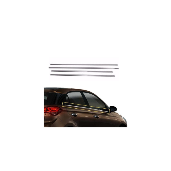 Hyundai İ20 Krom Cam Çıtası 2015-2020 (4 Parça) Paslanmaz Çelik - 2