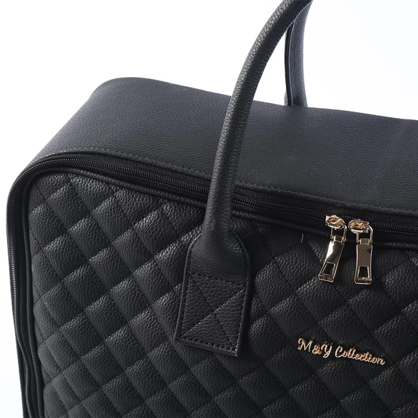 MY Hera Deri Anne Bebek Çantası 7090 Siyah - 3