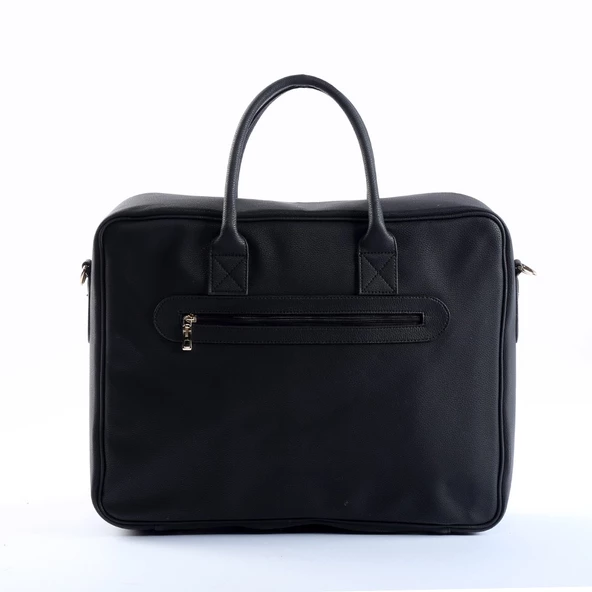 MY Hera Deri Anne Bebek Çantası 7090 Siyah - 2