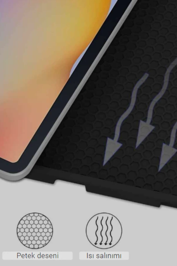 Qpen Samsung Galaxy X200 Tab A8 Uyumlu 10.5 inç Klavyeli Tablet Kılıf - Resim 7