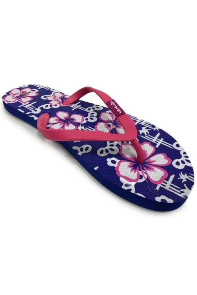 Walkie Flower Mavi Flip Flop Terlik