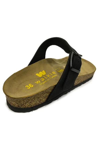 Walkie Natura Siyah Kadın Terlik - 4