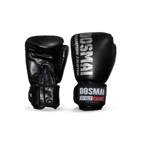 Dosmai Boks Kick Boks Muay Thai Eldiveni Siyah EL340