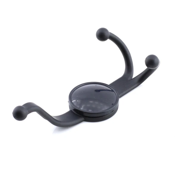 Boncuk Askı Dolap Askılık Askılığı Banyo Mutfak Askısı Duvar Kapı Elbise Kıyafet Vestiyer Siyah - Resim 3