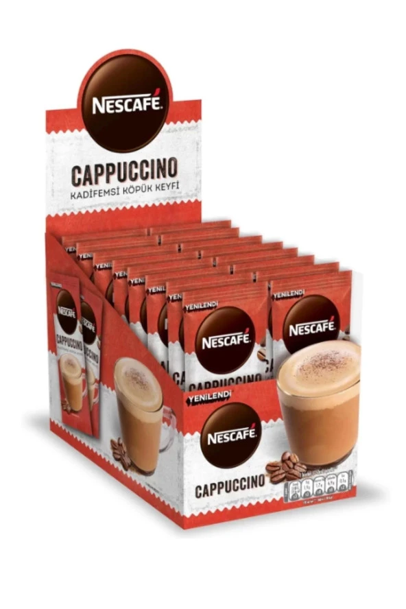 Nescafe Cappuccino Tek İçimlik Kahve 14G X 24Lü