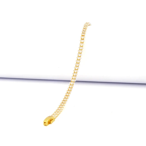 Su Yolu Bileklik Çelik Altın Kaplama BLK-439 ürün görseli