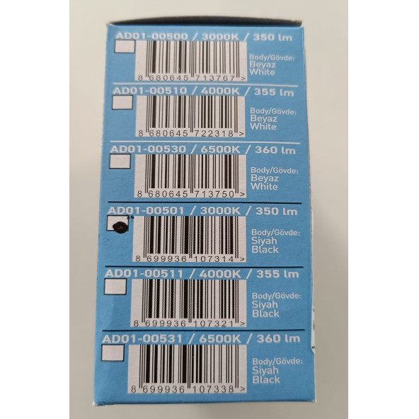ACK 5W SIVA ALTI LED PANEL - 7