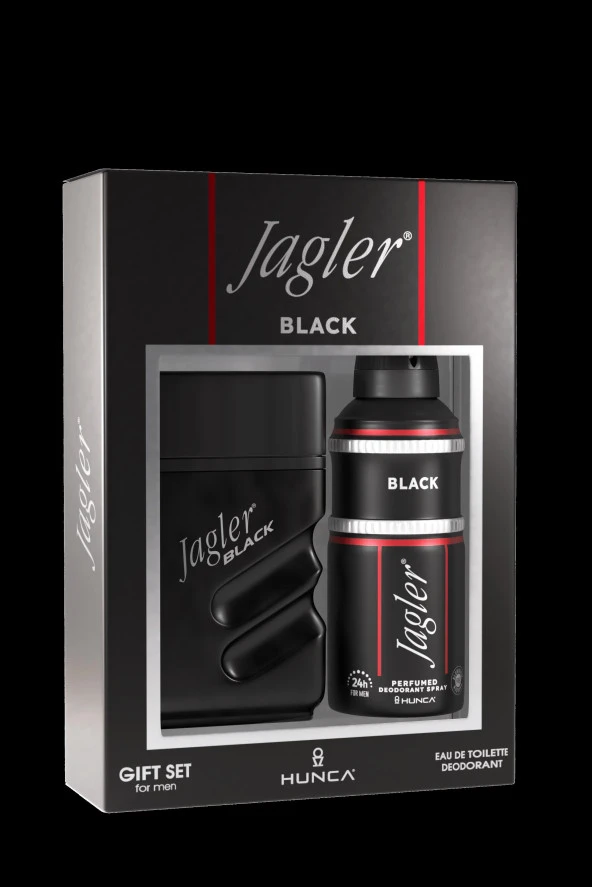 JAGLER KOFRE FOR MEN EDT+DEODORANT BLACK ürün görseli 1