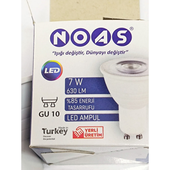 NOAS 7W GU10 DUYLU MERCEKLİ LED AMPUL (Gün Işığı) - 3