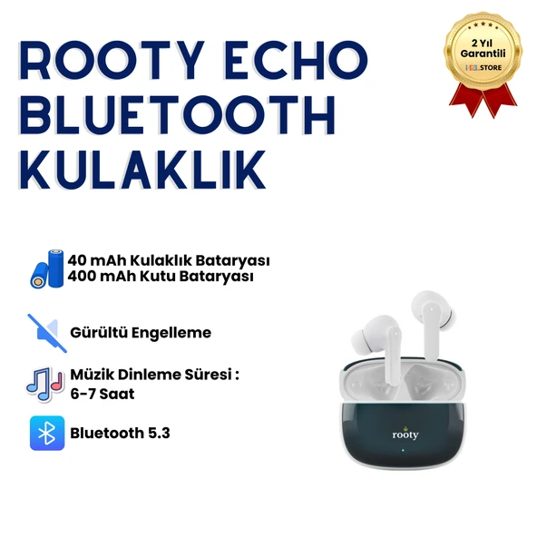 HZL ECHO Kulak içi Surround IPX7 Extra Bass Üstün Mikrofonlu TWS Apple / Android Bluetooth Kulaklık ürün görseli 1