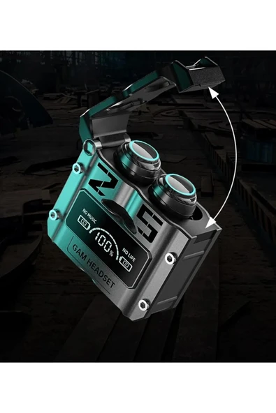 M25 TWS Kablosuz Kulak İçi Surround IPX7 Yüksek Kaliteli Şarj Göstergeli 5.3 Bluetooth Kulaklık ürün görseli