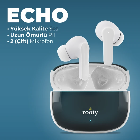 HZL ECHO Kulak içi Surround IPX7 Extra Bass Üstün Mikrofonlu TWS Apple / Android Bluetooth Kulaklık - Resim 3