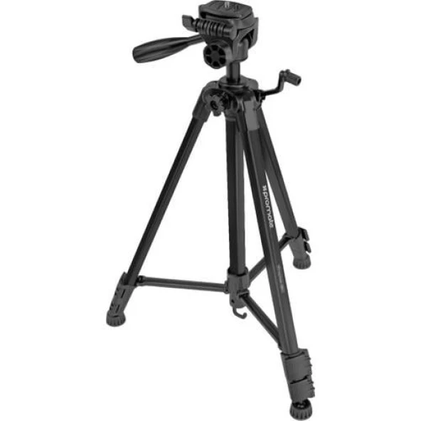 Promate Precise-155 Tripod Profesyonel Fotoğraf Makinesi Video Kamera İçin 5 bölümlü