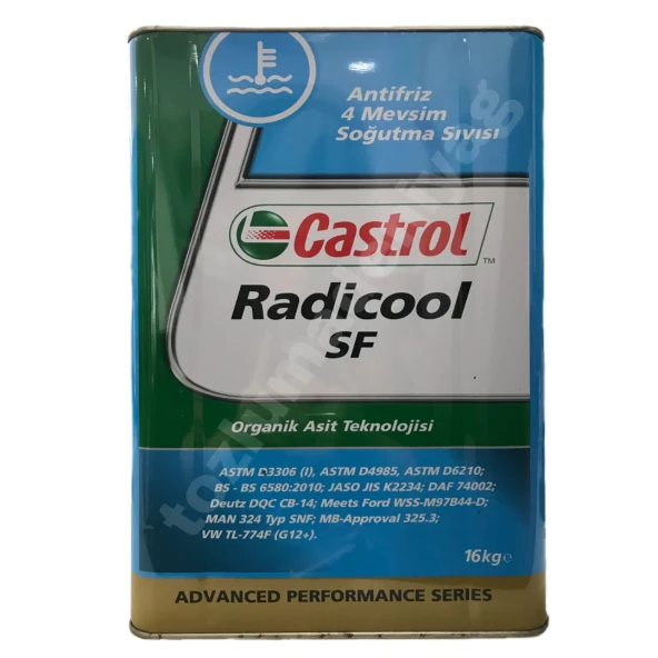 Castrol Radicool Sf Kırmızı Antifriz 16 Kg