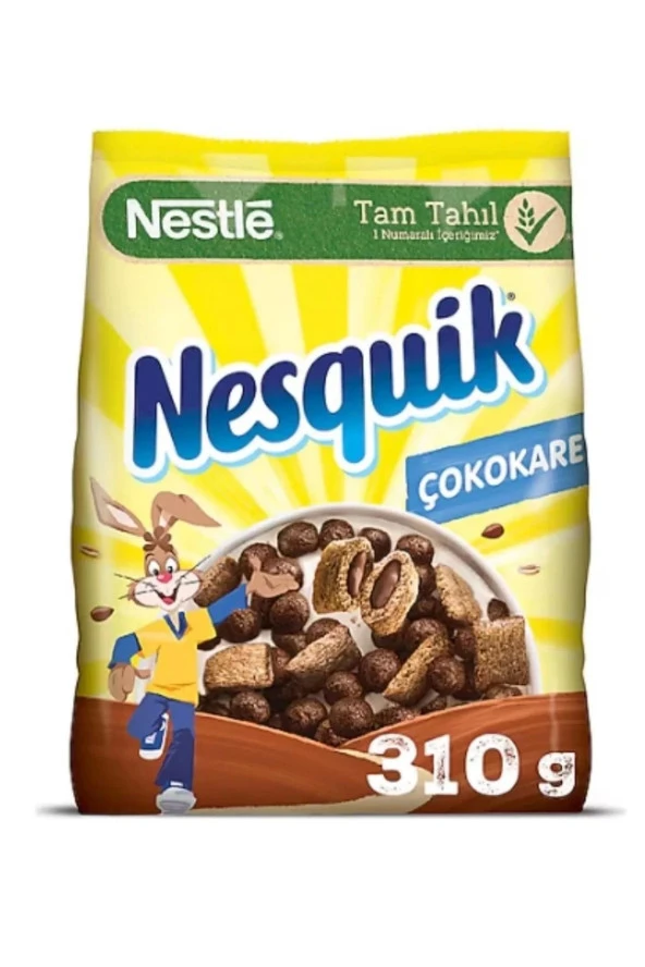 Nesquik Çokokare Kakaolu Tahıl Gevreği 310G