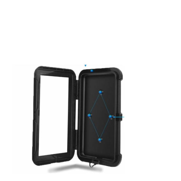 QASUL Motosiklet Telefon Tutucu Bisiklet Telefon Tutucu Su Geçirmez Motor Tutacak - 6