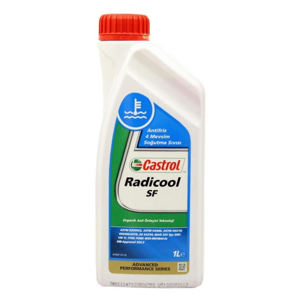 Castrol Radicool Sf Konsantre Kırmızı Antifriz 1 Lt