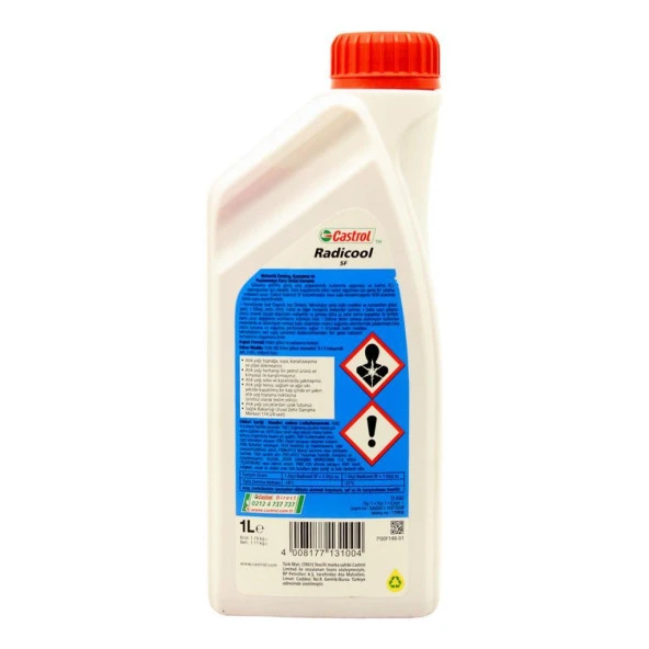 Castrol Radicool Sf Konsantre Kırmızı Antifriz 1 Lt - 4