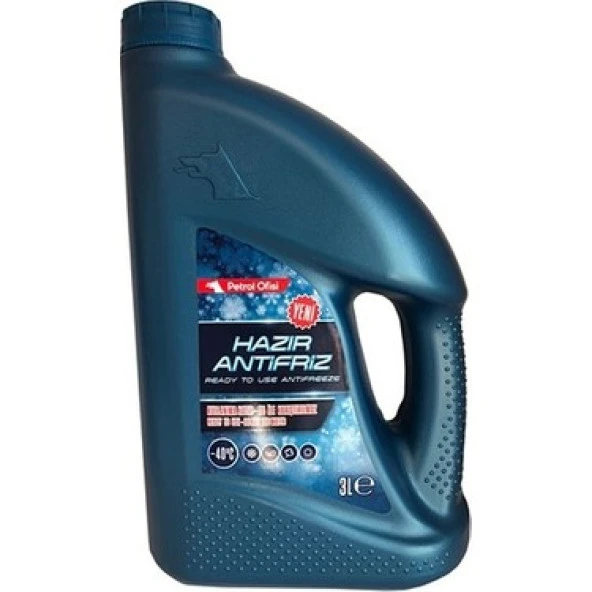 Petrol Ofisi RTU Hazır YESİL Antifriz -40°C - 3 Lt