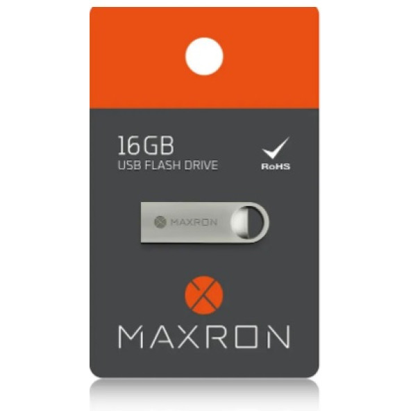 Maxron 16 GB USB 2.0 Metal Flash Bellek