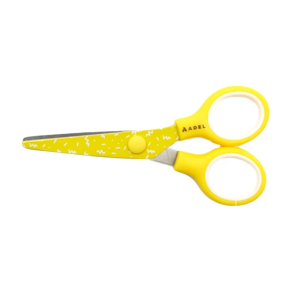 Adel Desenli Okul Makası 13 cm Küt Uçlu Paslanmaz Çelik 4012145711 - 2