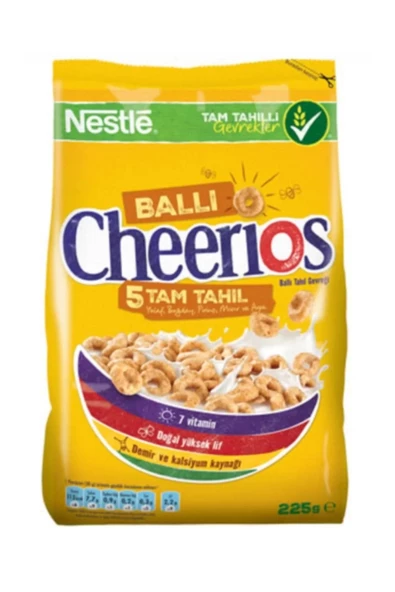 Nestle Cheerios Ballı Tahıl Gevreği 225G