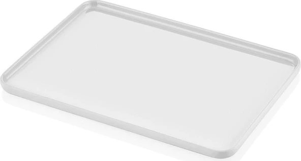 The Mia Cotta Limoges Servis Tabağı Beyaz 28X20 cm